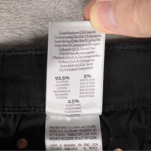 Mother Jeans The Weekender Not Guilty Women's 28 Black Stretch Flared 30" Inseam - Picture 7 of 9